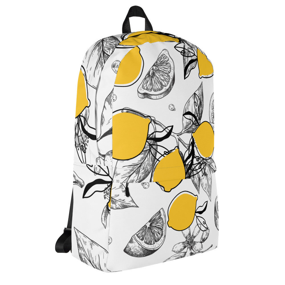 Squeeze the Day Lemon Backpack