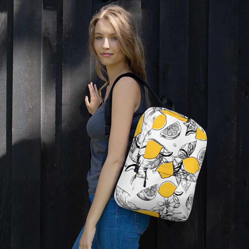 Squeeze the Day Lemon Backpack