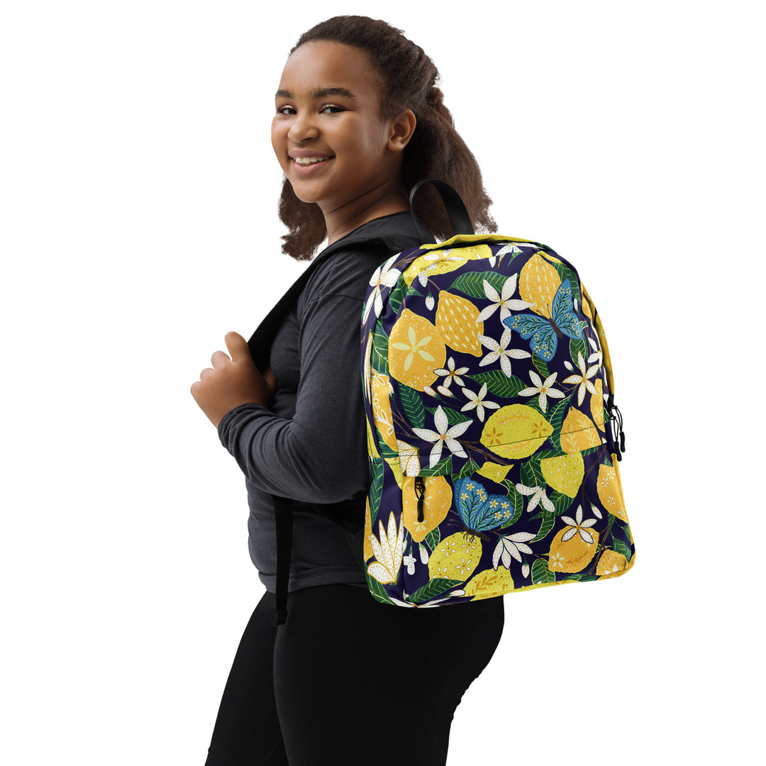 Lemons and Butterflies Backpack