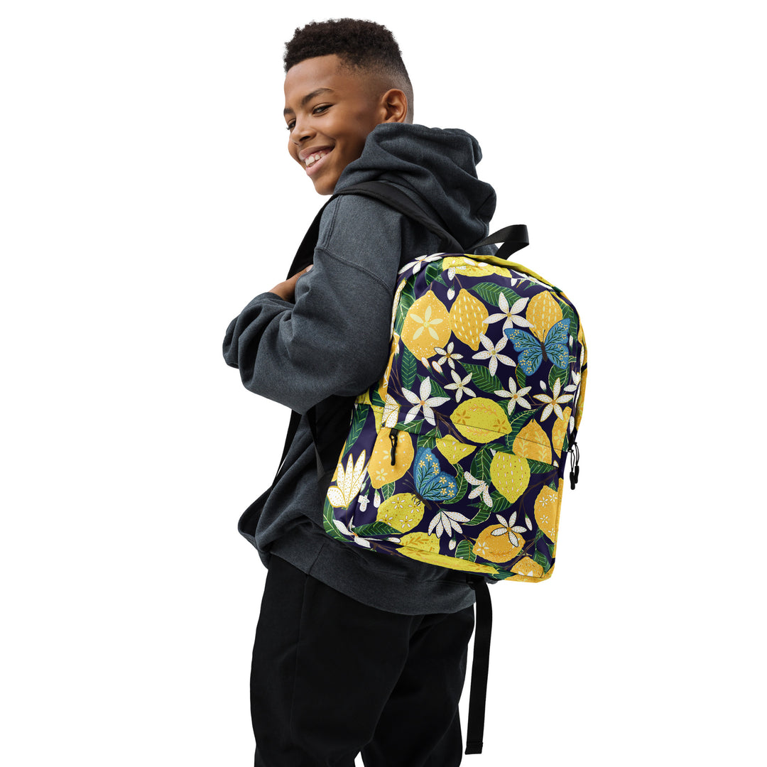 Lemons and Butterflies Backpack