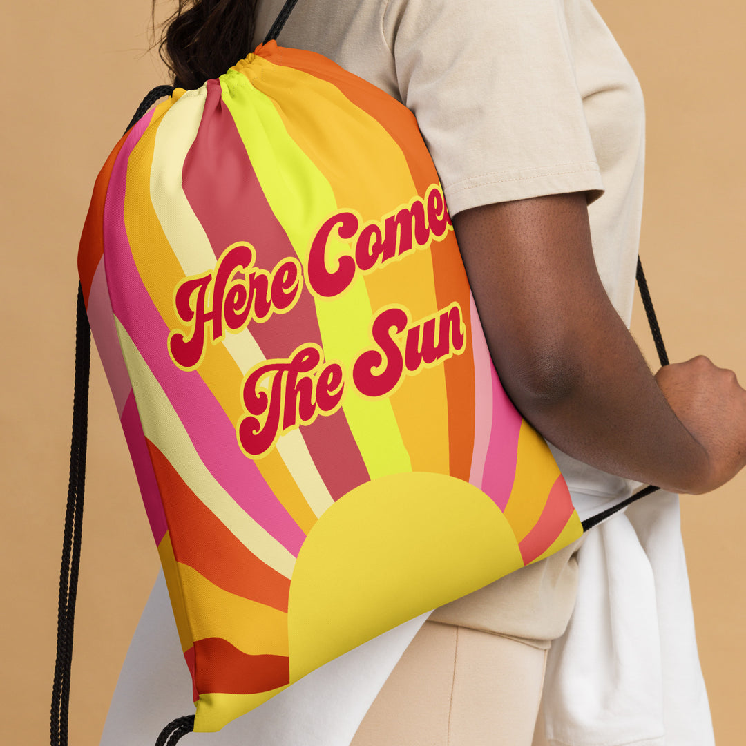 Here comes the sun, Drawstring bag