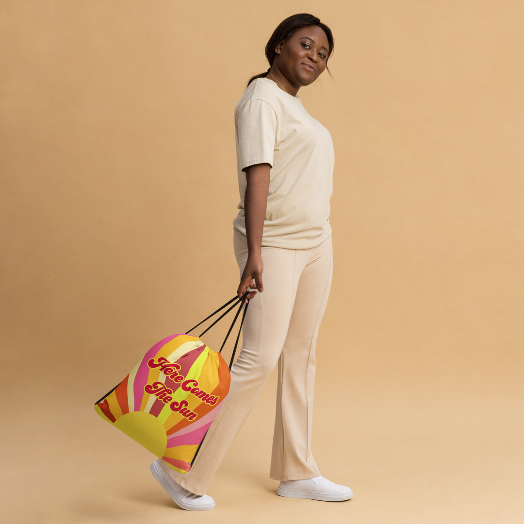 Here comes the sun, Drawstring bag