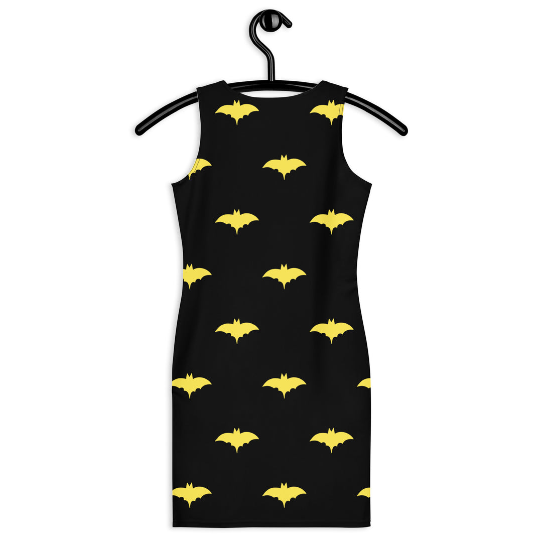Yellow Flying Bat,  Bat Signal Sexy Dress