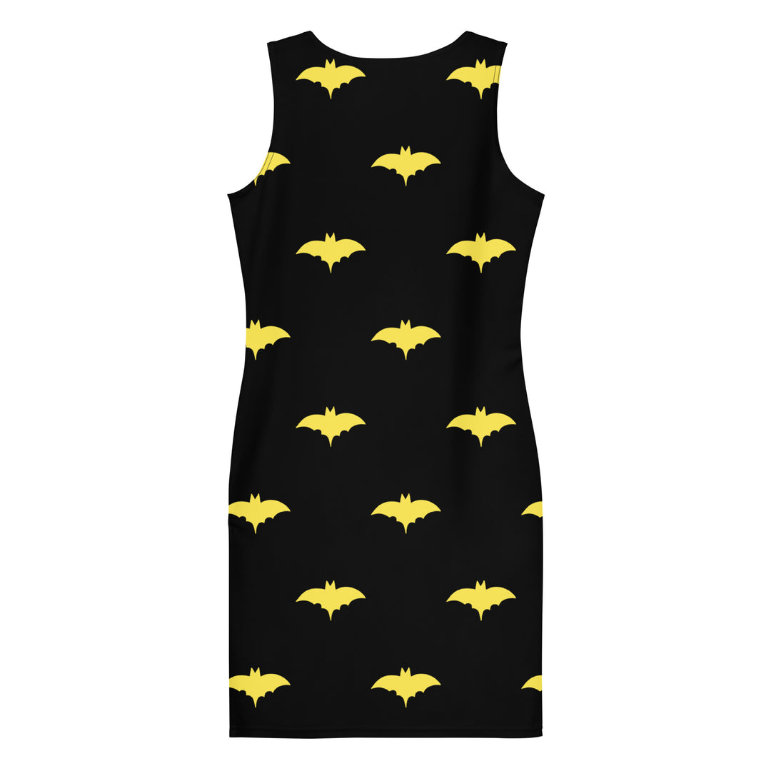 Yellow Flying Bat,  Bat Signal Sexy Dress