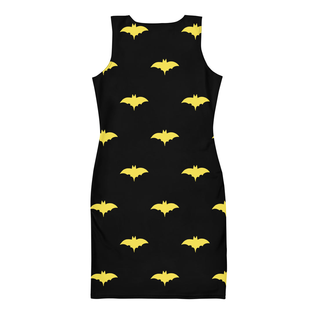 Yellow Flying Bat,  Bat Signal Sexy Dress