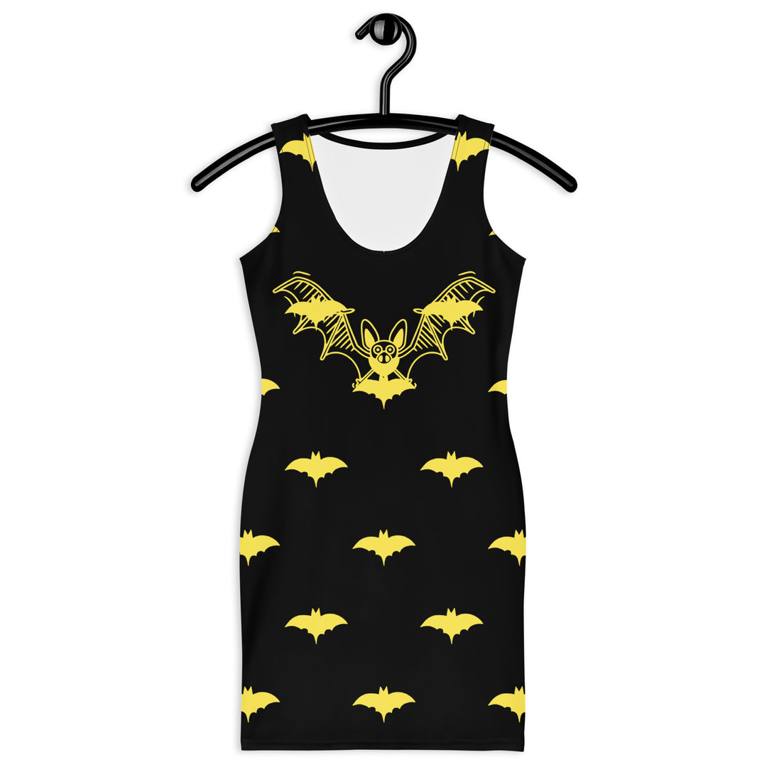 Yellow Flying Bat,  Bat Signal Sexy Dress
