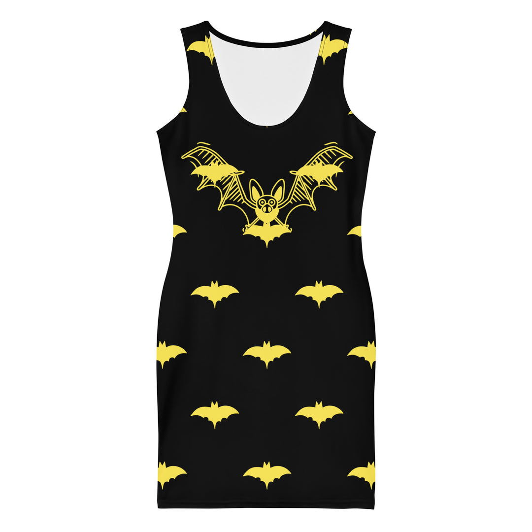 Yellow Flying Bat,  Bat Signal Sexy Dress