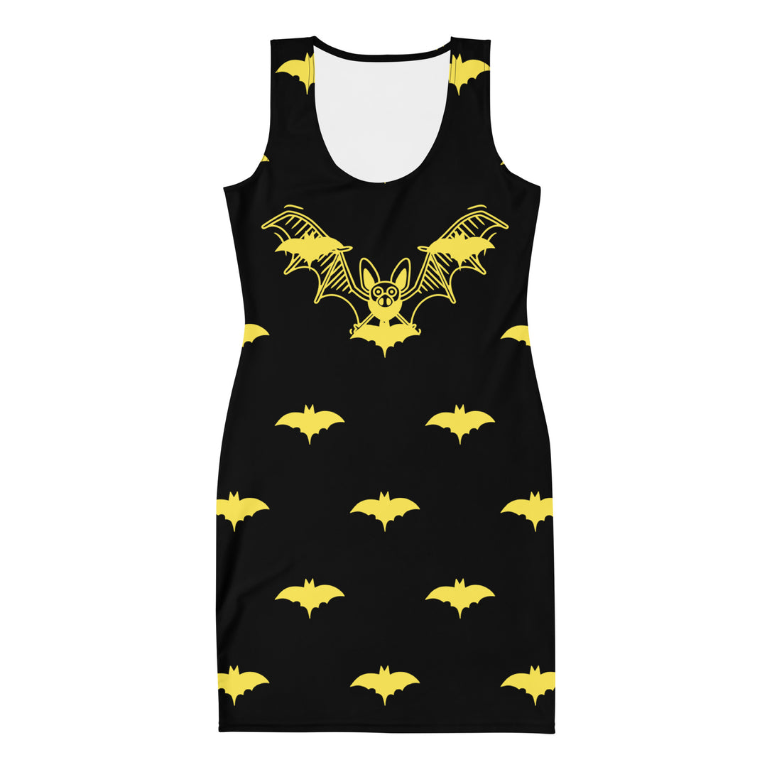 Yellow Flying Bat,  Bat Signal Sexy Dress