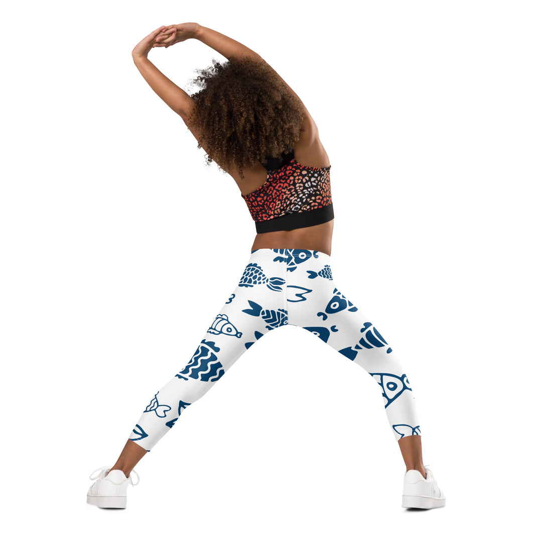 Fish in the Deep Water Kid's Leggings