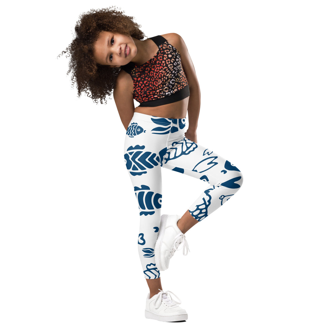 Fish in the Deep Water Kid's Leggings