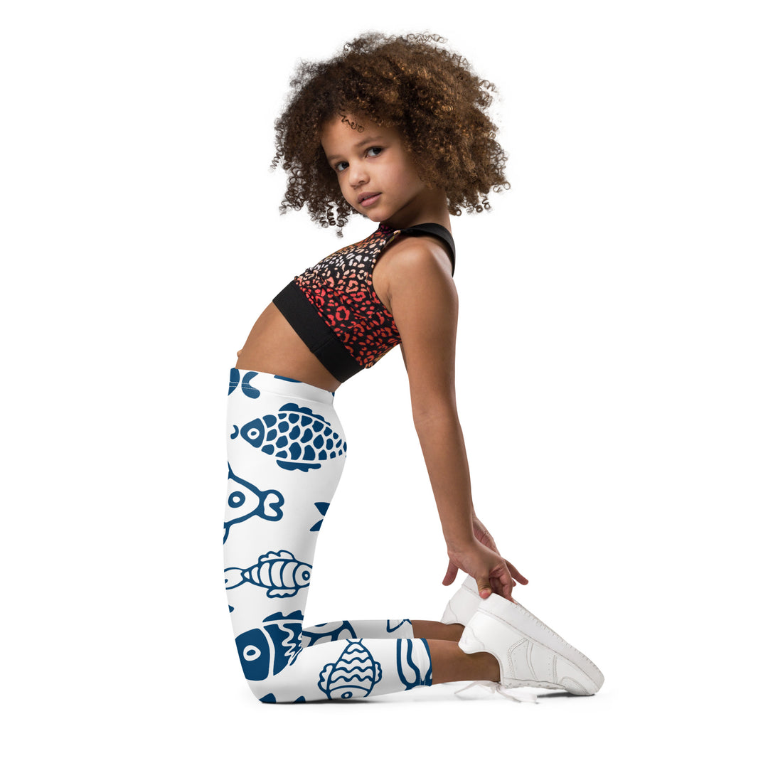 Fish in the Deep Water Kid's Leggings