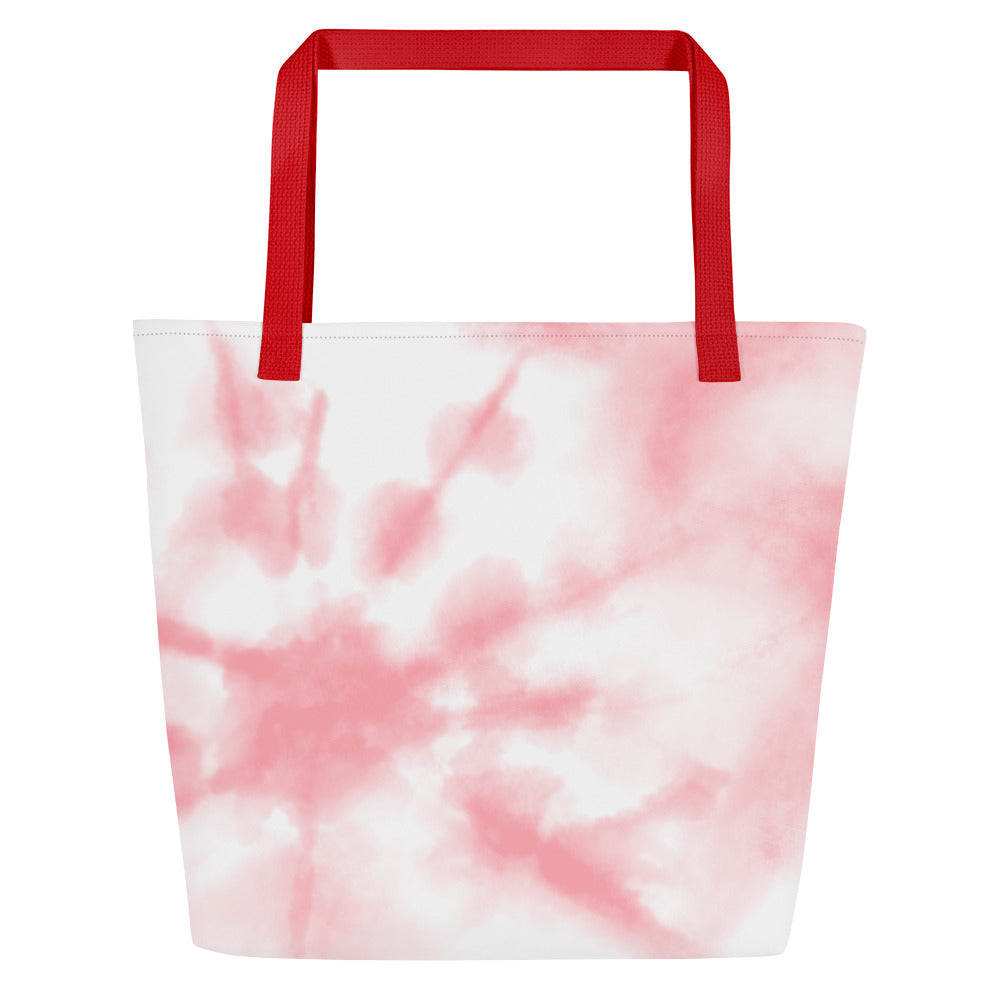 Breast Cancer Fighter,  All-Over Print Large Tote Bag