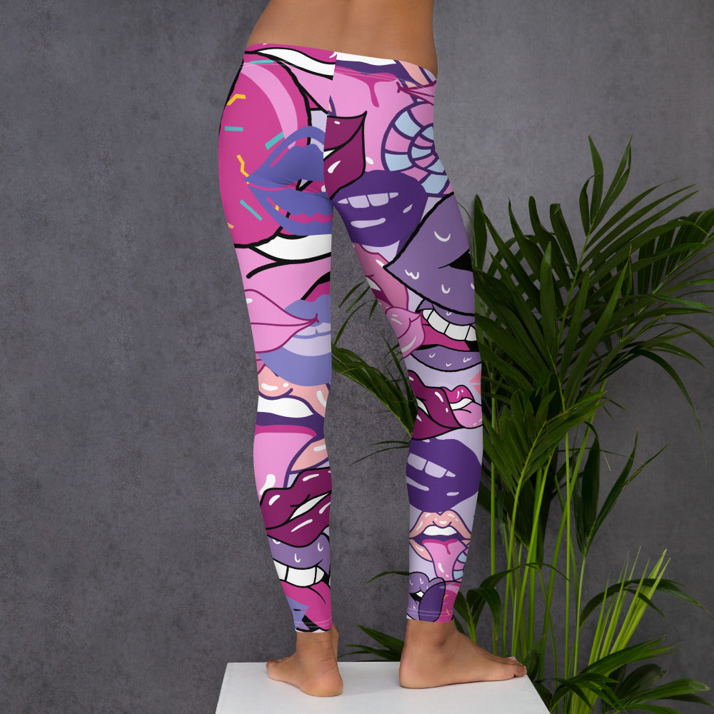 Electric Girl is All Lips and Hips, Leggings