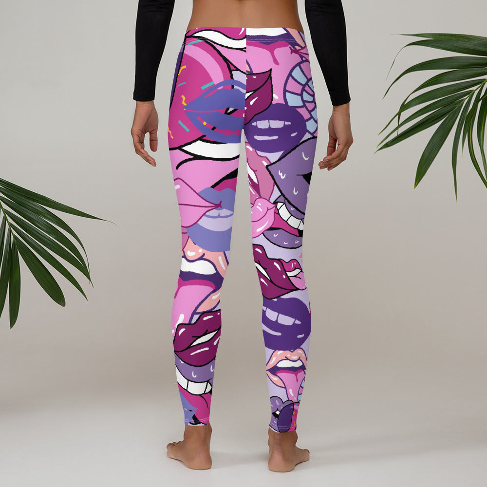 Electric Girl is All Lips and Hips, Leggings