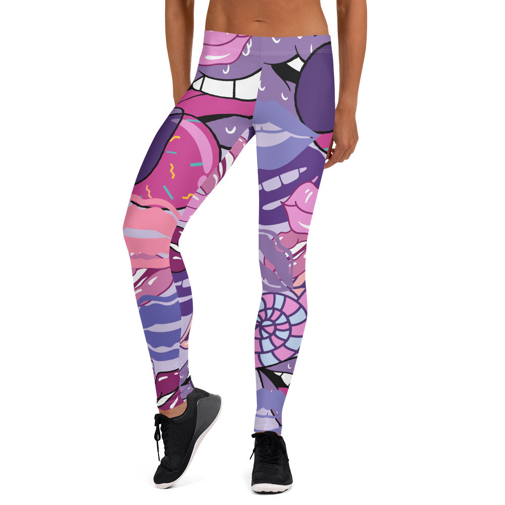 Electric Girl is All Lips and Hips, Leggings