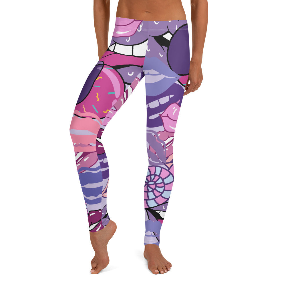 Electric Girl is All Lips and Hips, Leggings