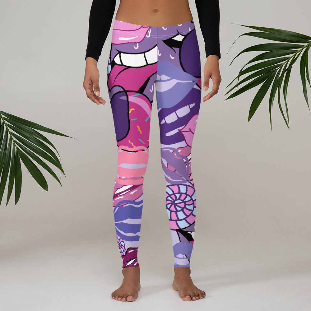 Electric Girl is All Lips and Hips, Leggings
