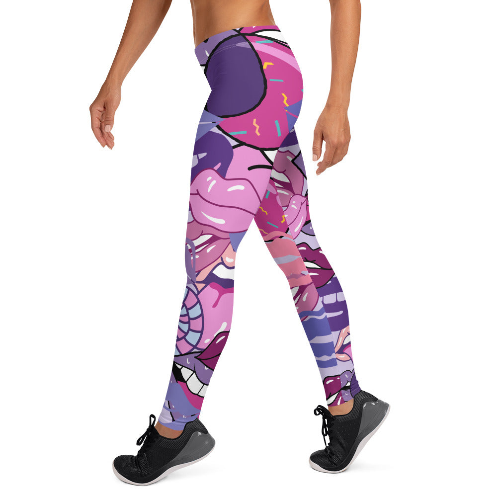 Electric Girl is All Lips and Hips, Leggings