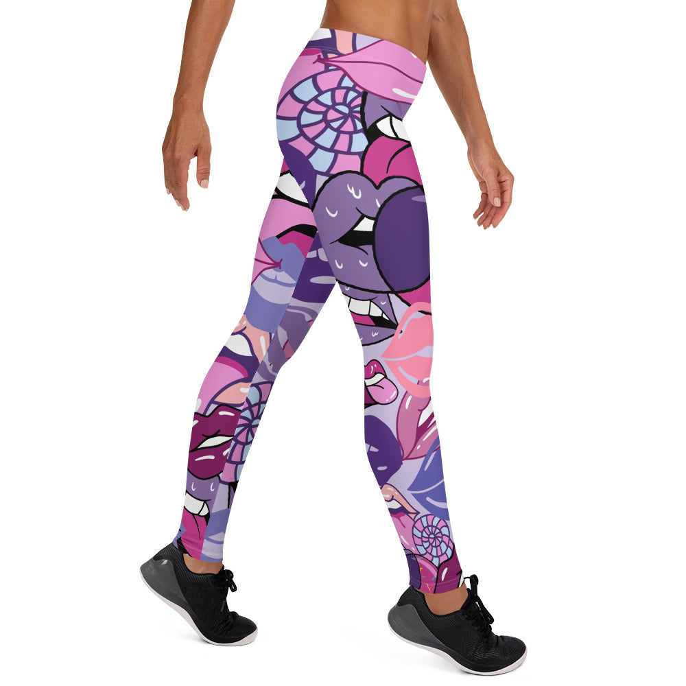 Electric Girl is All Lips and Hips, Leggings