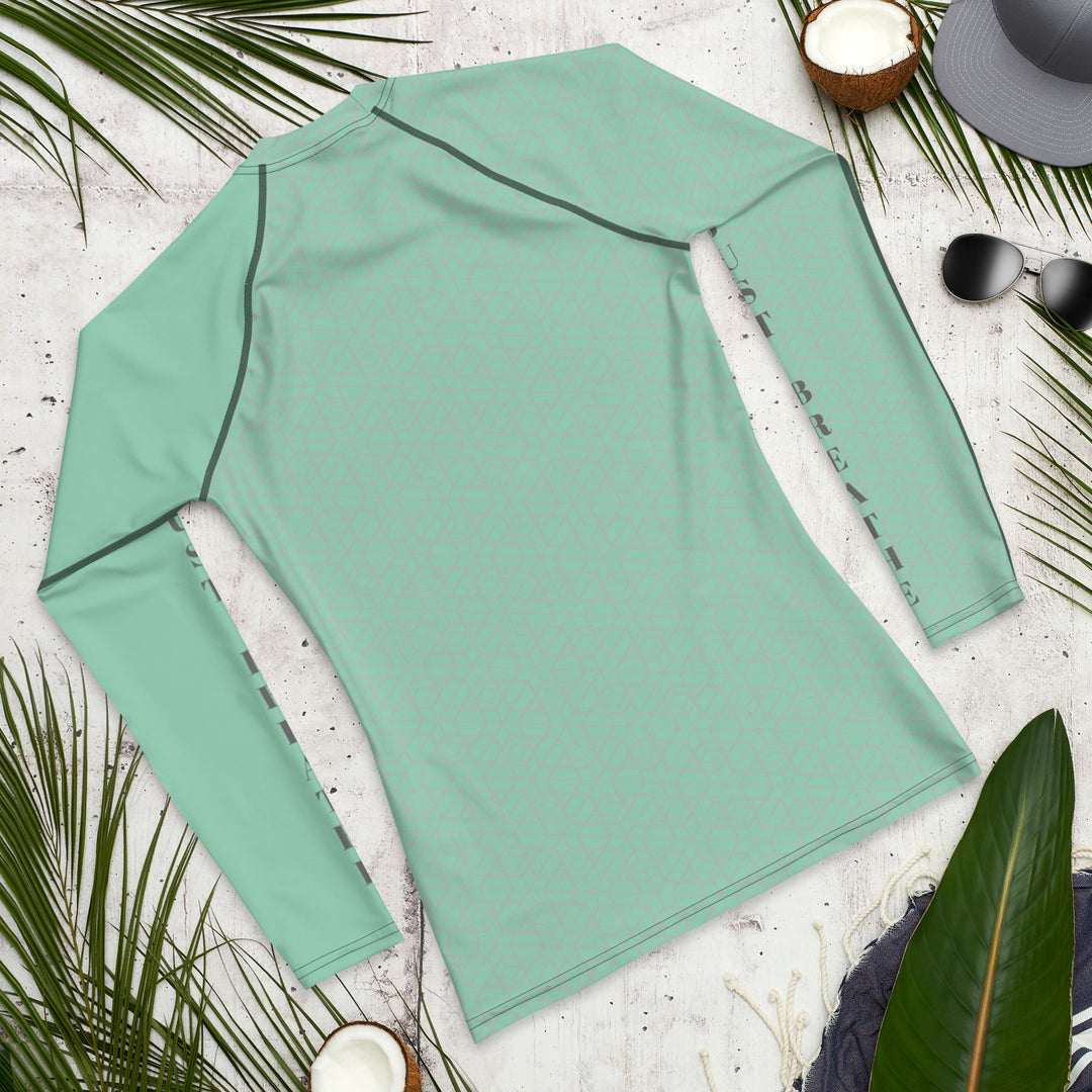 Surgical Green Just Breathe Men's Rash Guard