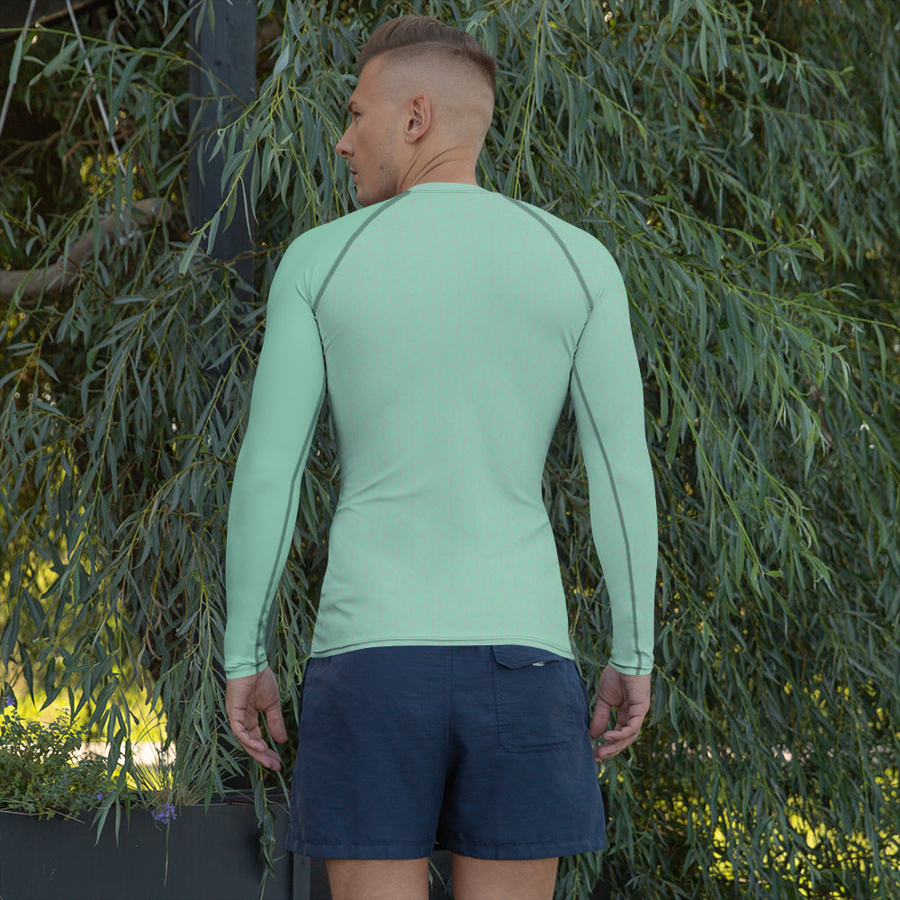 Surgical Green Just Breathe Men's Rash Guard