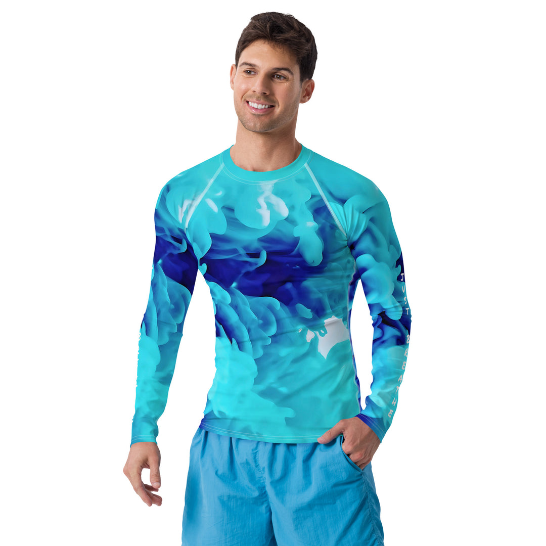 Just Breathe  Men's Rash Guard