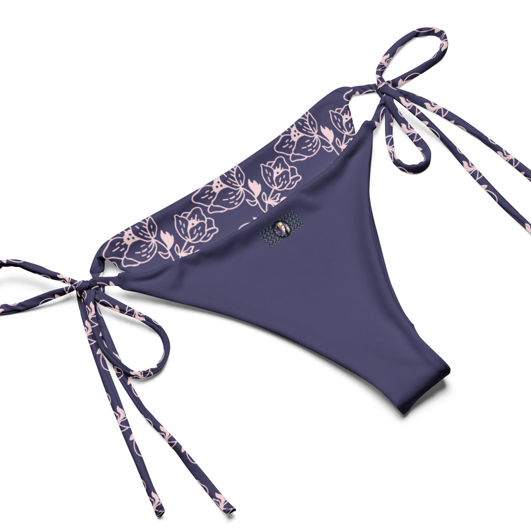 All-over print recycled string bikini