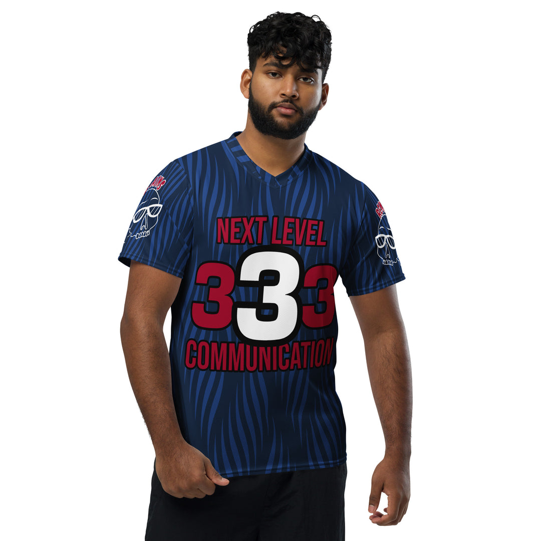 Graveyard Shift Team Jersey, Recycled unisex sports jersey