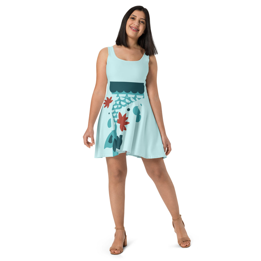 Mermaid Tail Skater Dress Instant Costume
