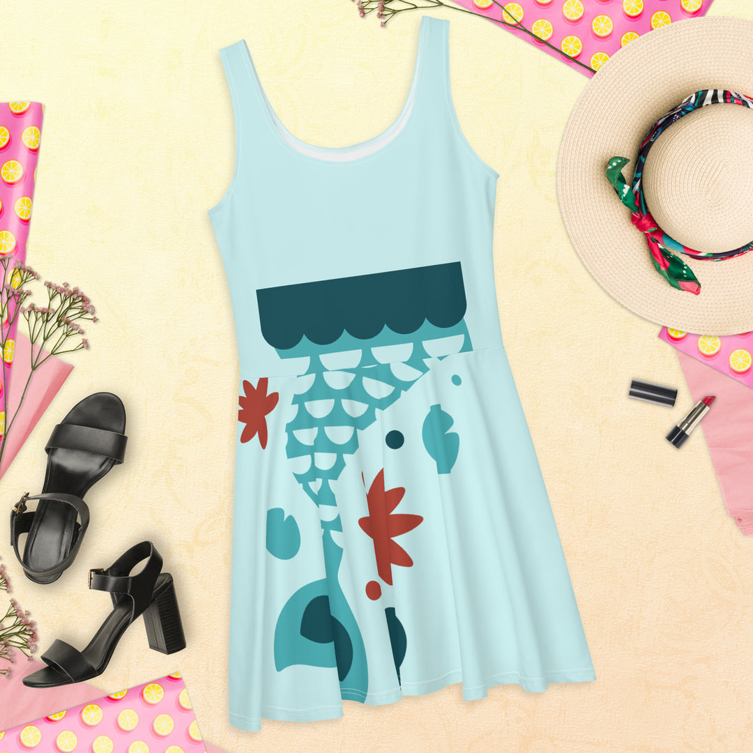 Mermaid Tail Skater Dress Instant Costume