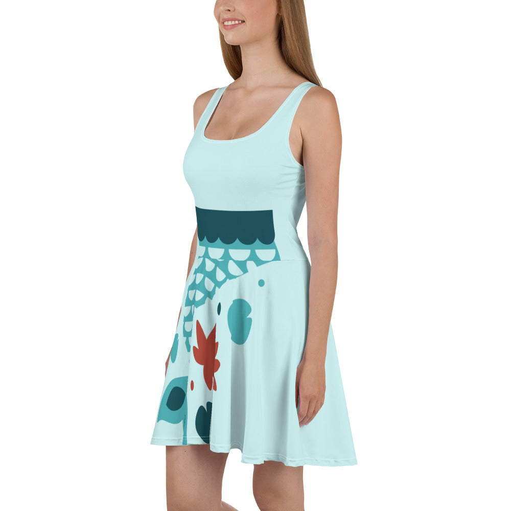 Mermaid Tail Skater Dress Instant Costume