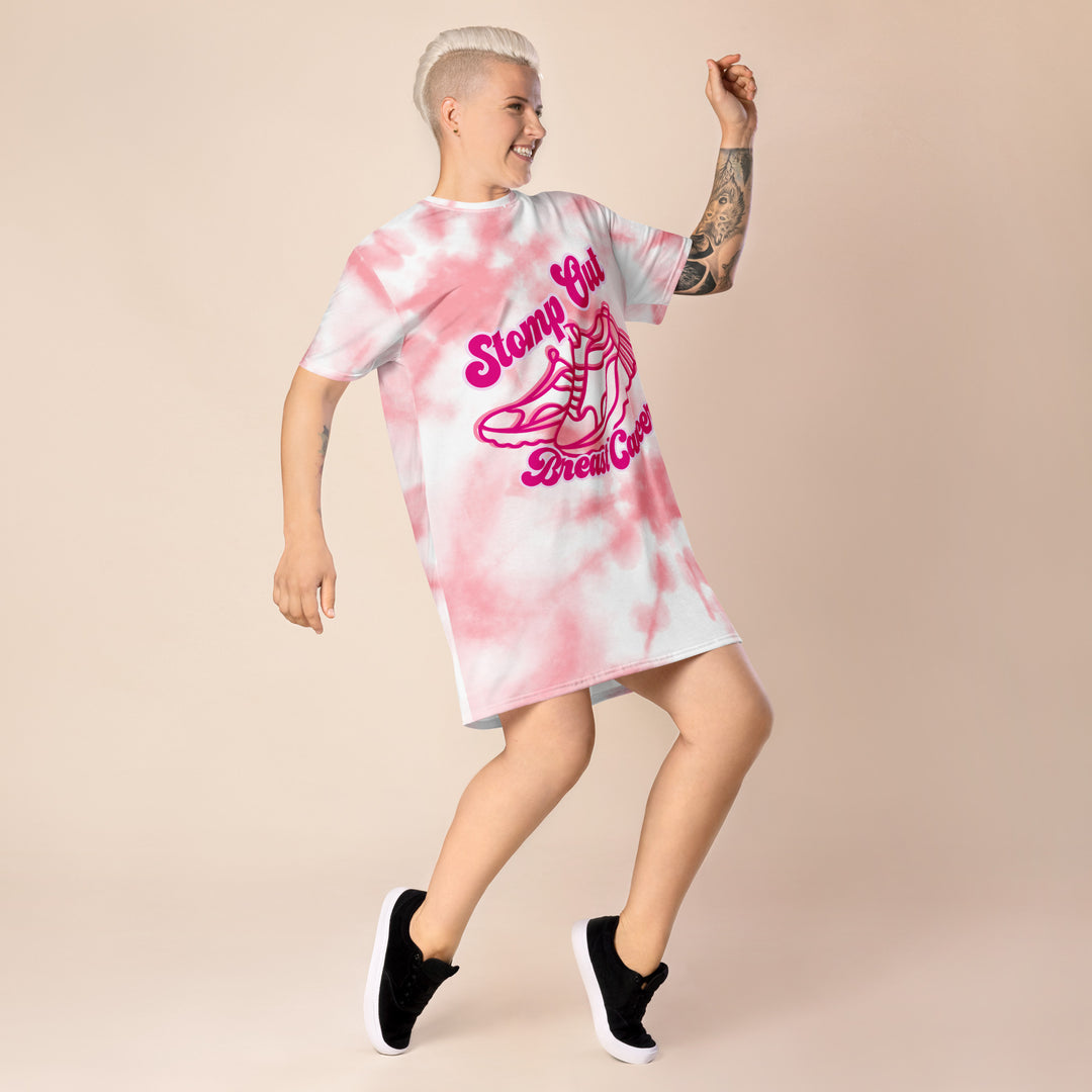 Stomp out Breast Cancer, T-shirt dress