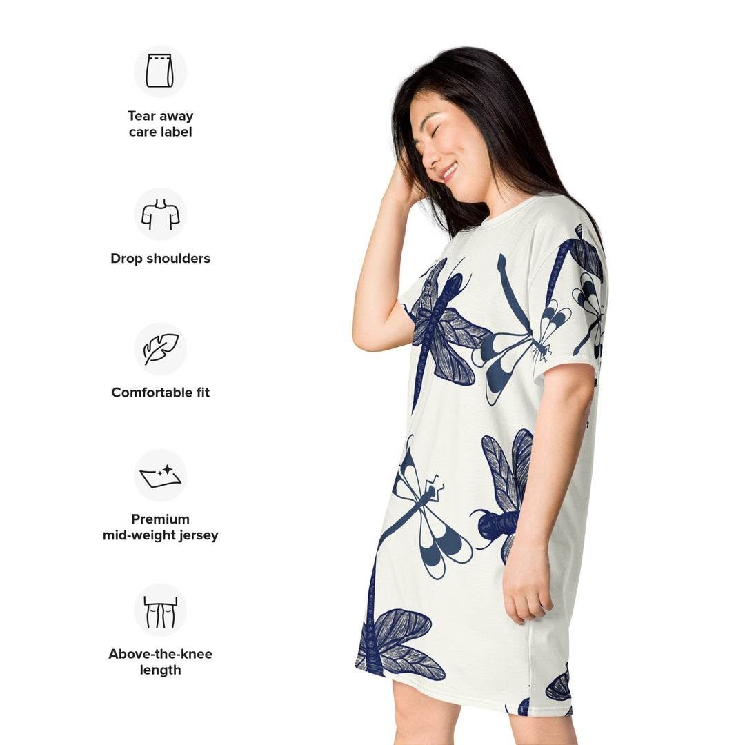 Dragon Fly T-shirt dress