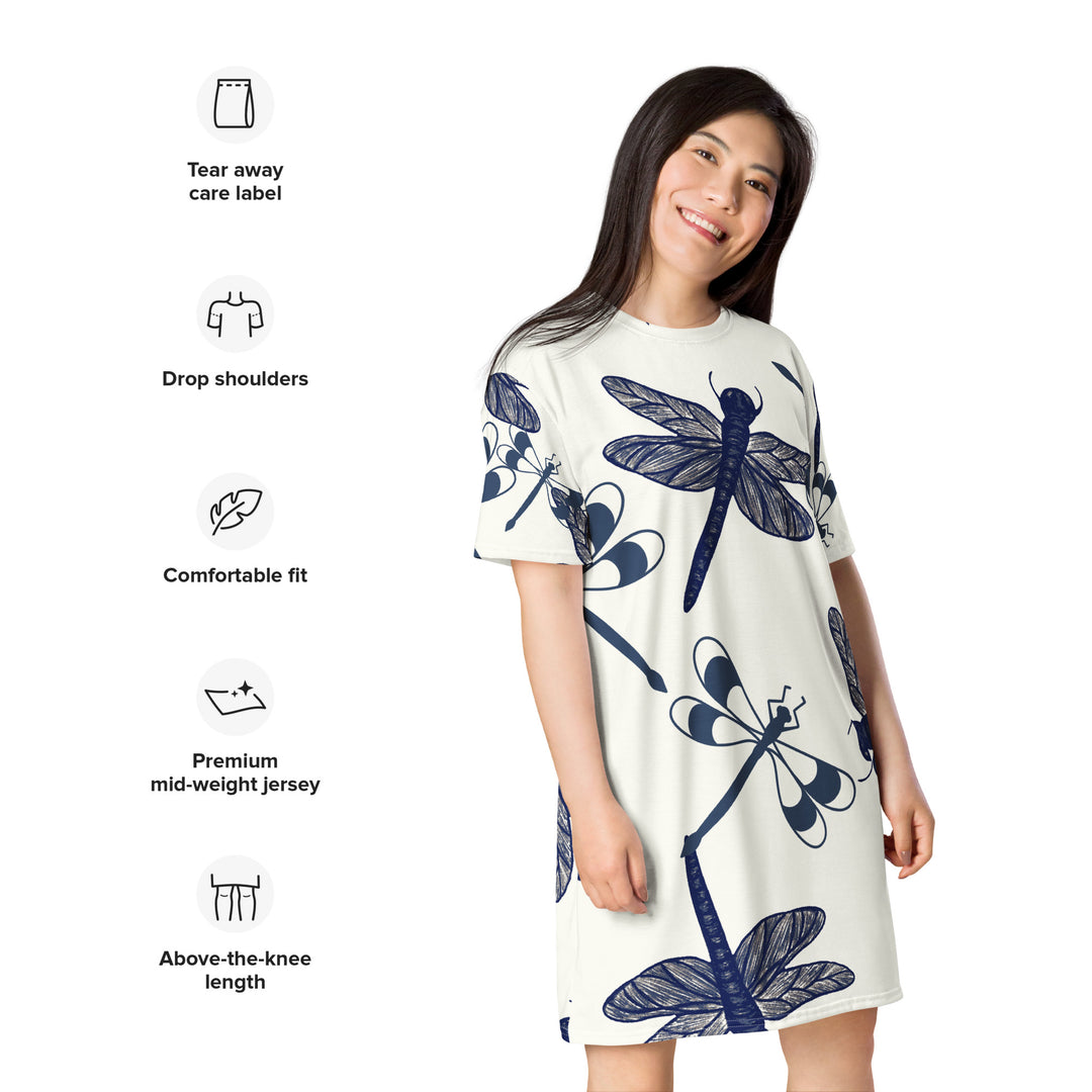 Dragon Fly T-shirt dress