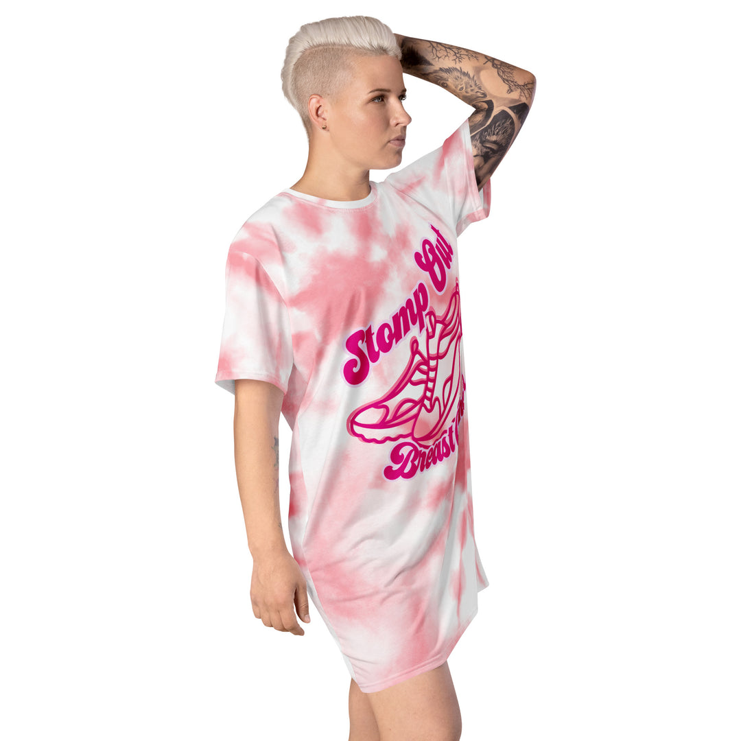 Stomp out Breast Cancer, T-shirt dress