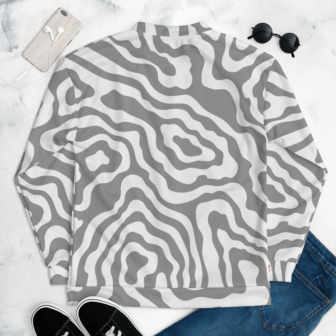 Fierce Soul Greu Zebra Unisex Bomber Jacket