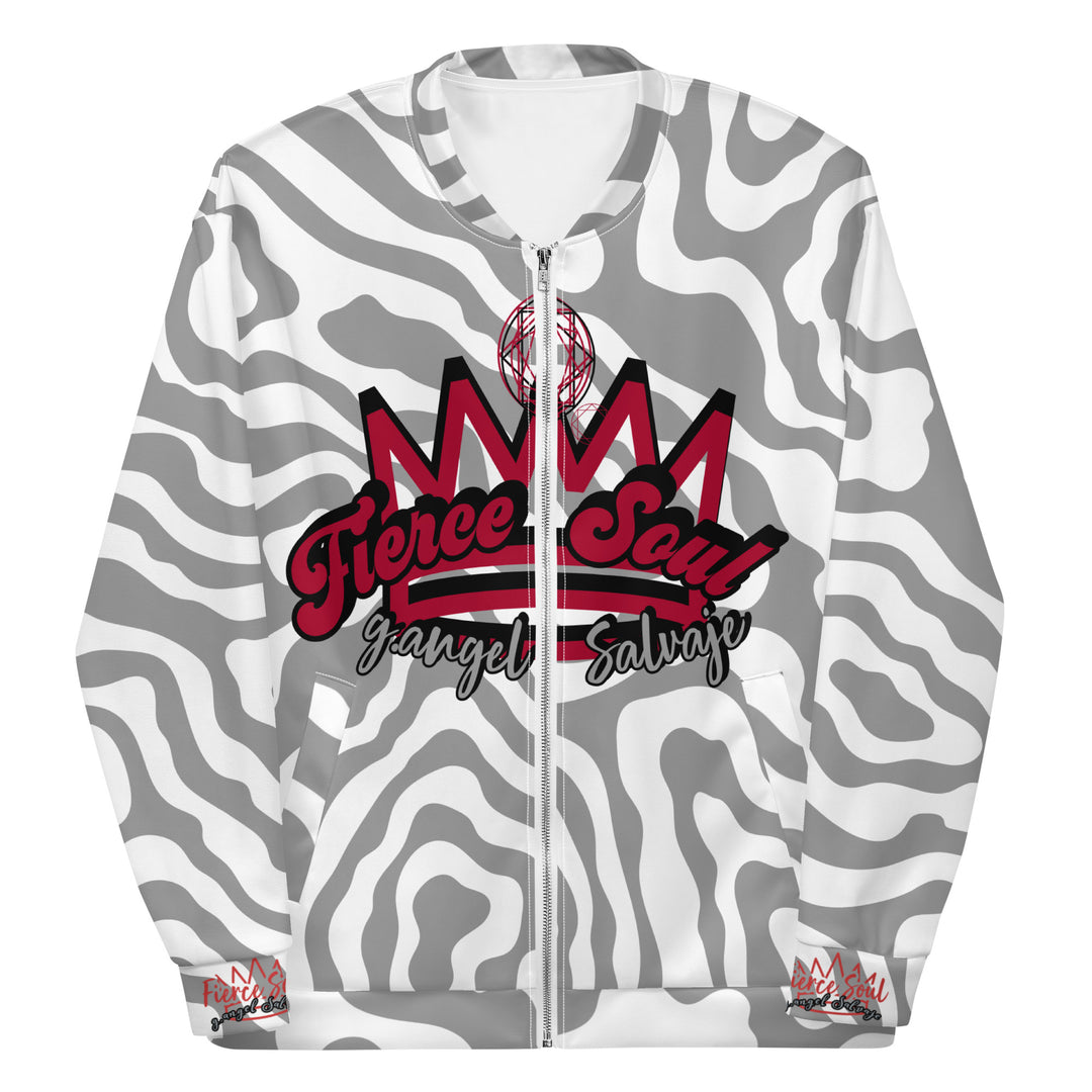Crowned Jewel Fierce Soul, Unisex Bomber Jacket