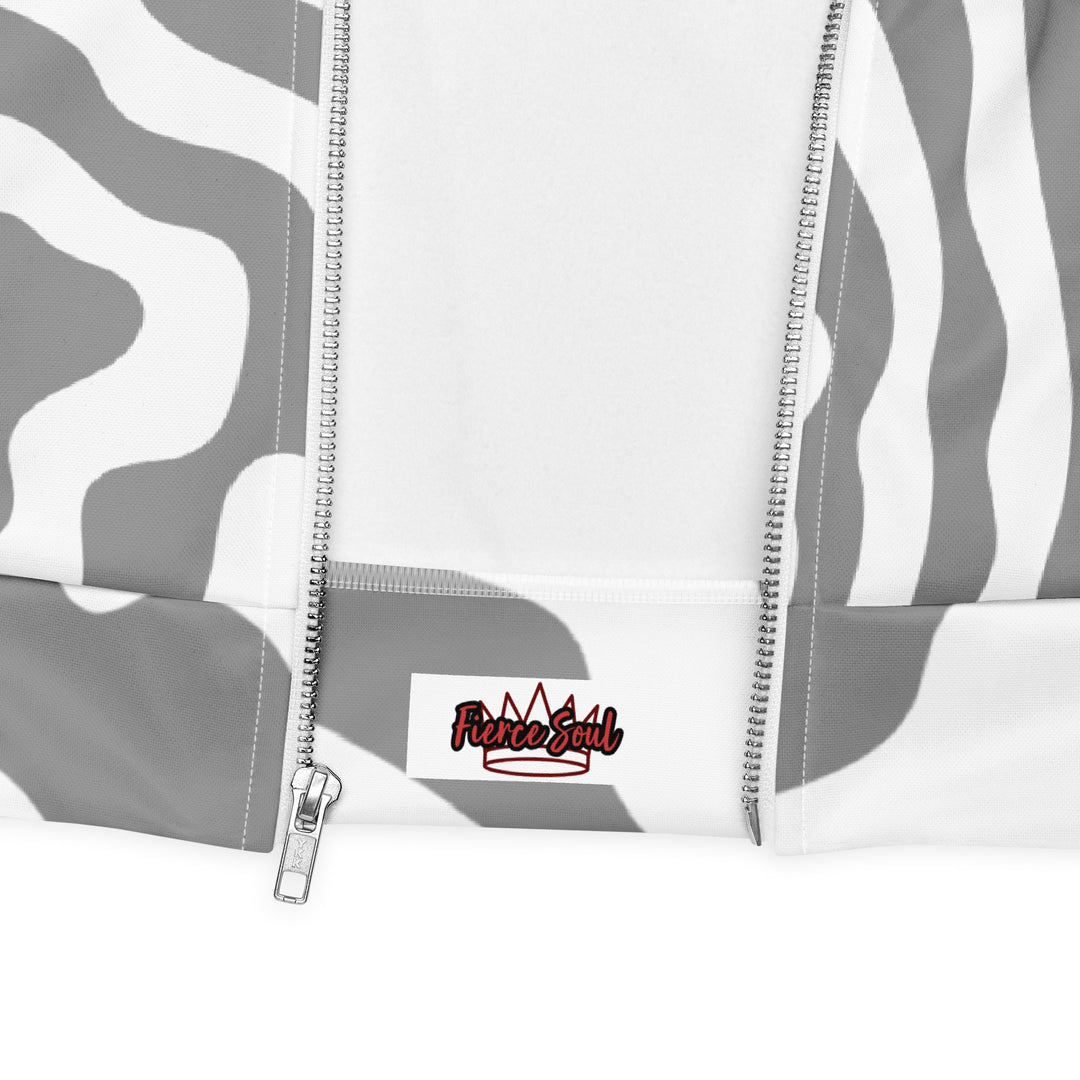 Fierce Soul Greu Zebra Unisex Bomber Jacket