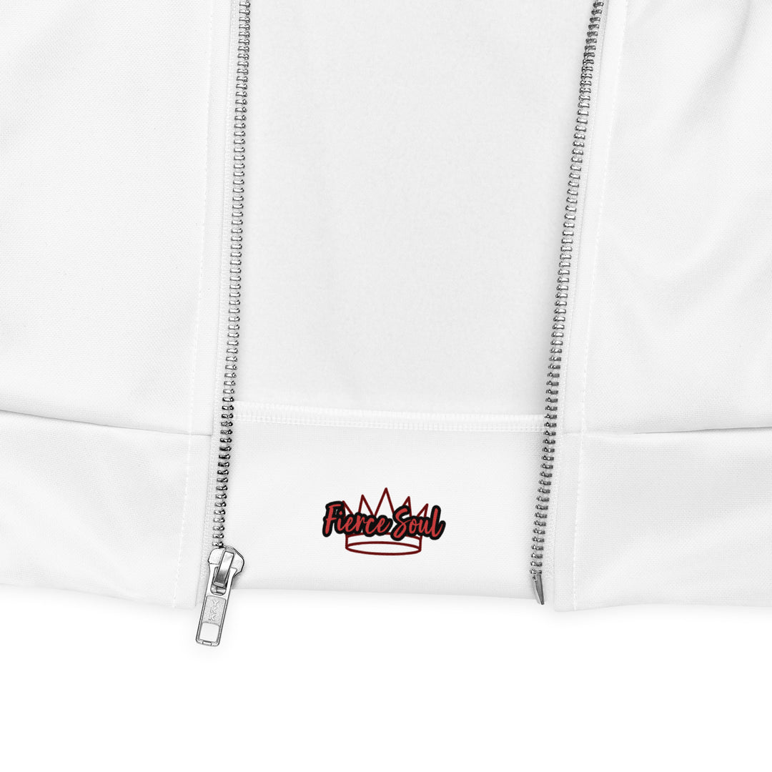 Fierce Soul,  White Simple Type, Unisex Bomber Jacket