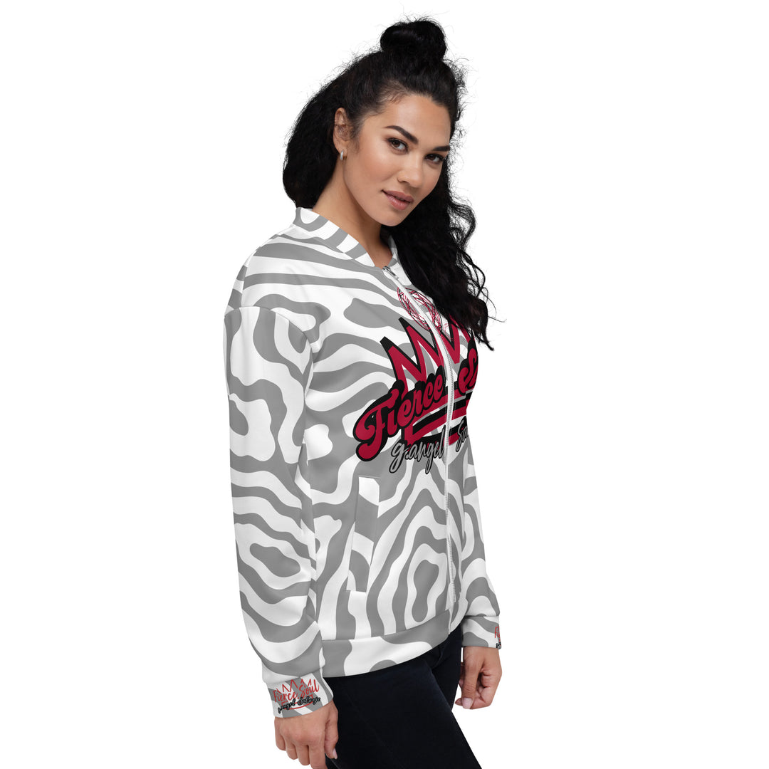 Crowned Jewel Fierce Soul, Unisex Bomber Jacket