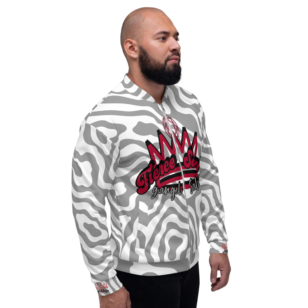 Crowned Jewel Fierce Soul, Unisex Bomber Jacket
