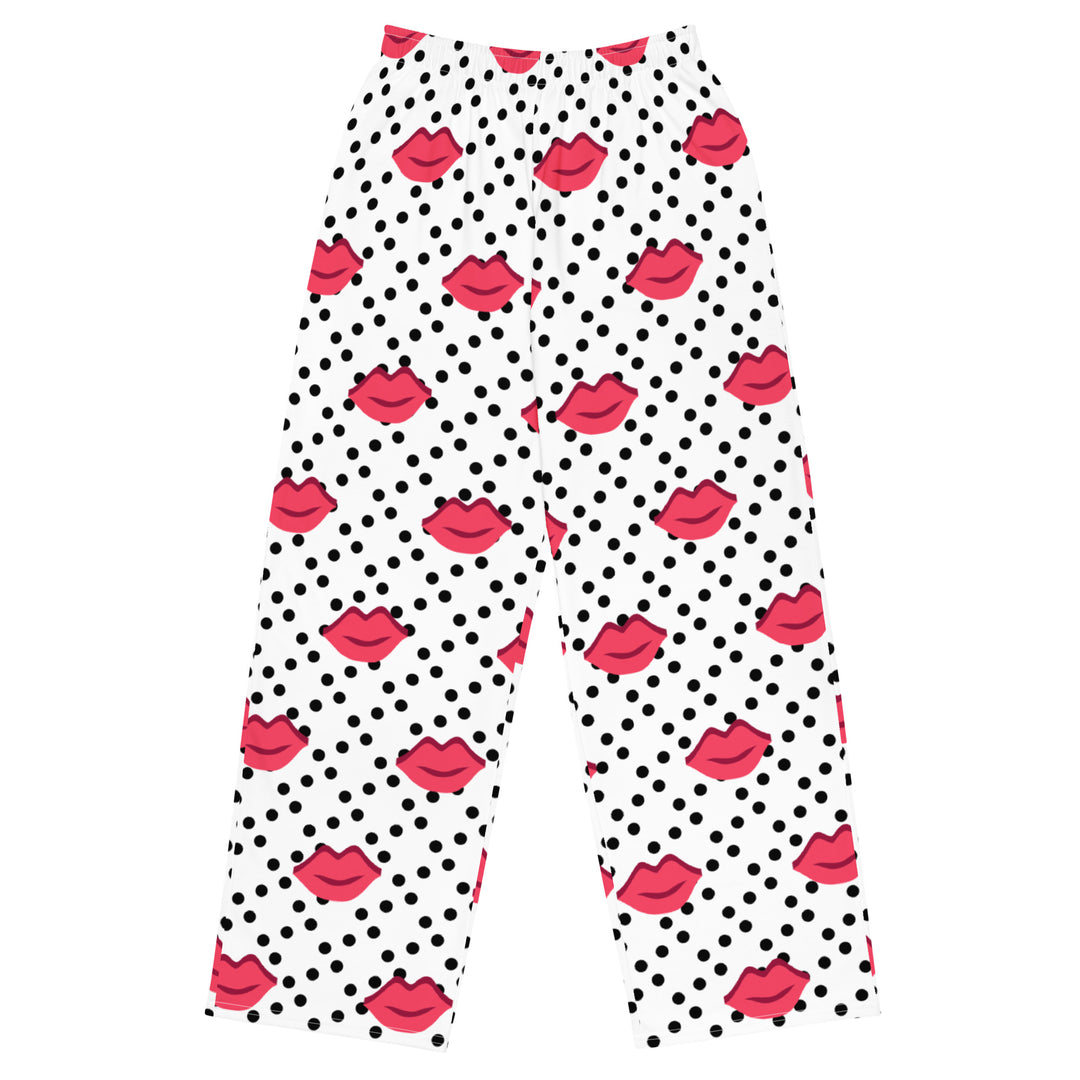 Pucker and Dots, All-over print unisex wide-leg pants