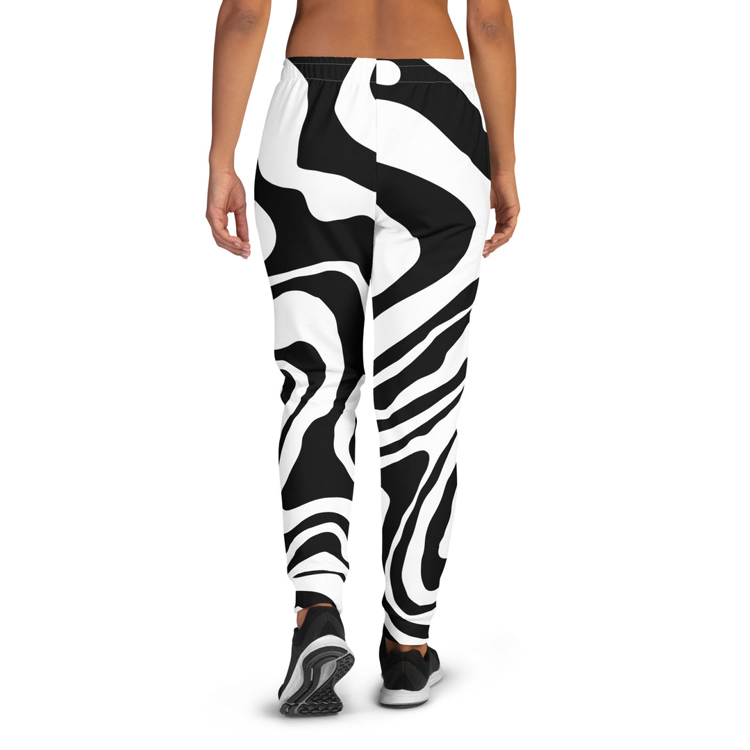 Black and White Zebra, Fierce Soul Women's Joggers