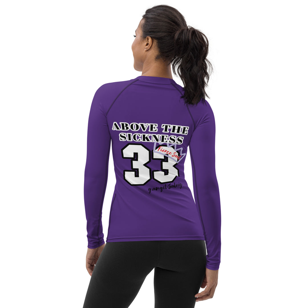 Above the Sickness,  Fierce Soul, Women's Rash Guard