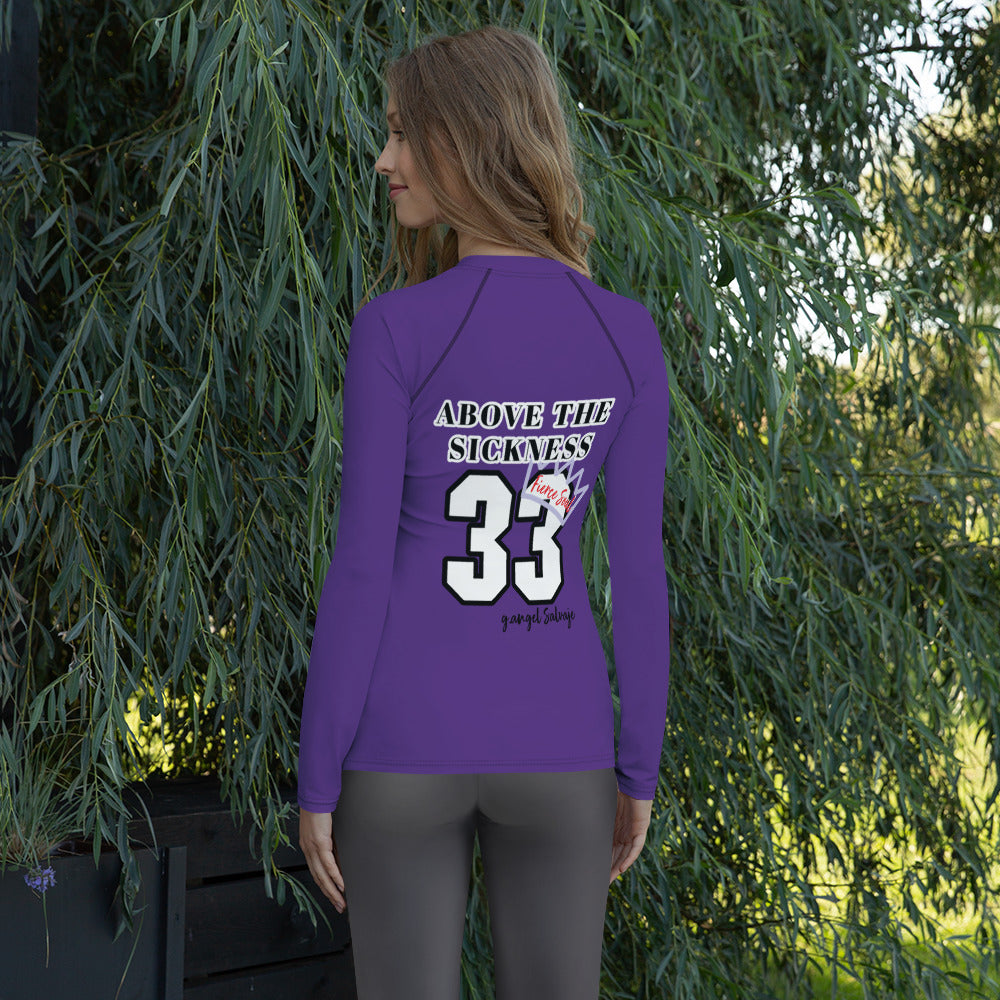 Above the Sickness,  Fierce Soul, Women's Rash Guard