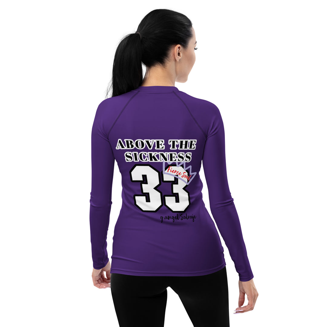 Above the Sickness,  Fierce Soul, Women's Rash Guard