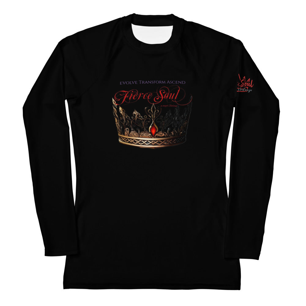Evolve Transform Ascend, Fierce Soul Women's Rash Guard