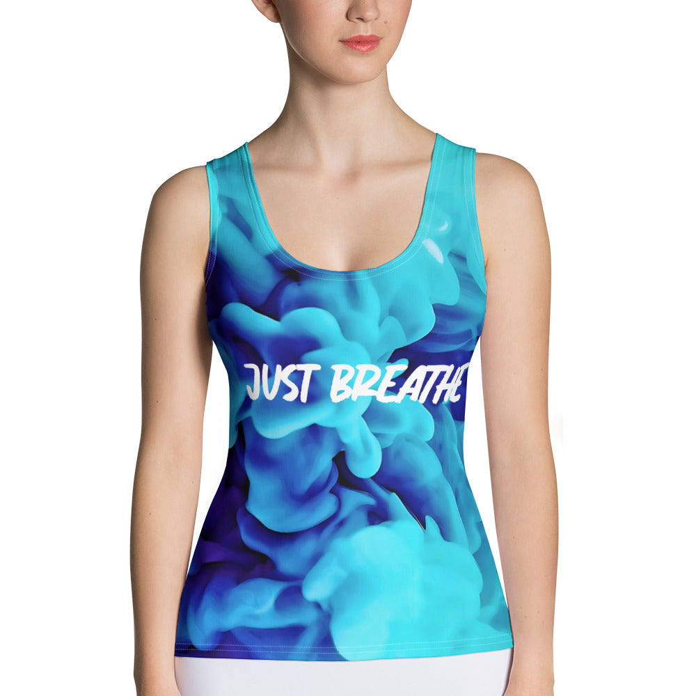 Just Breathe Sublimation Cut & Sew Tank Top