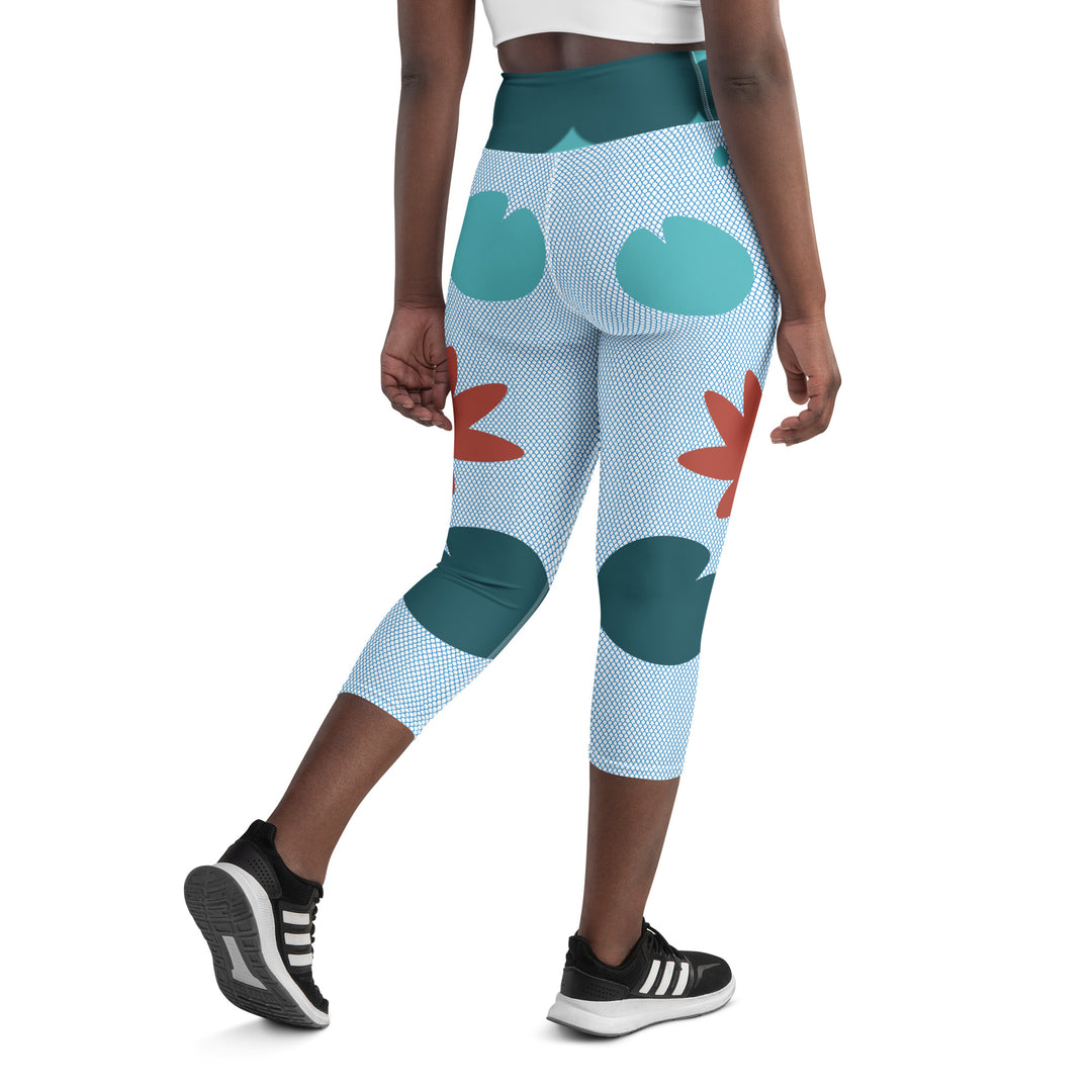 Mermaid Tail Yoga Capri Leggings instant costume