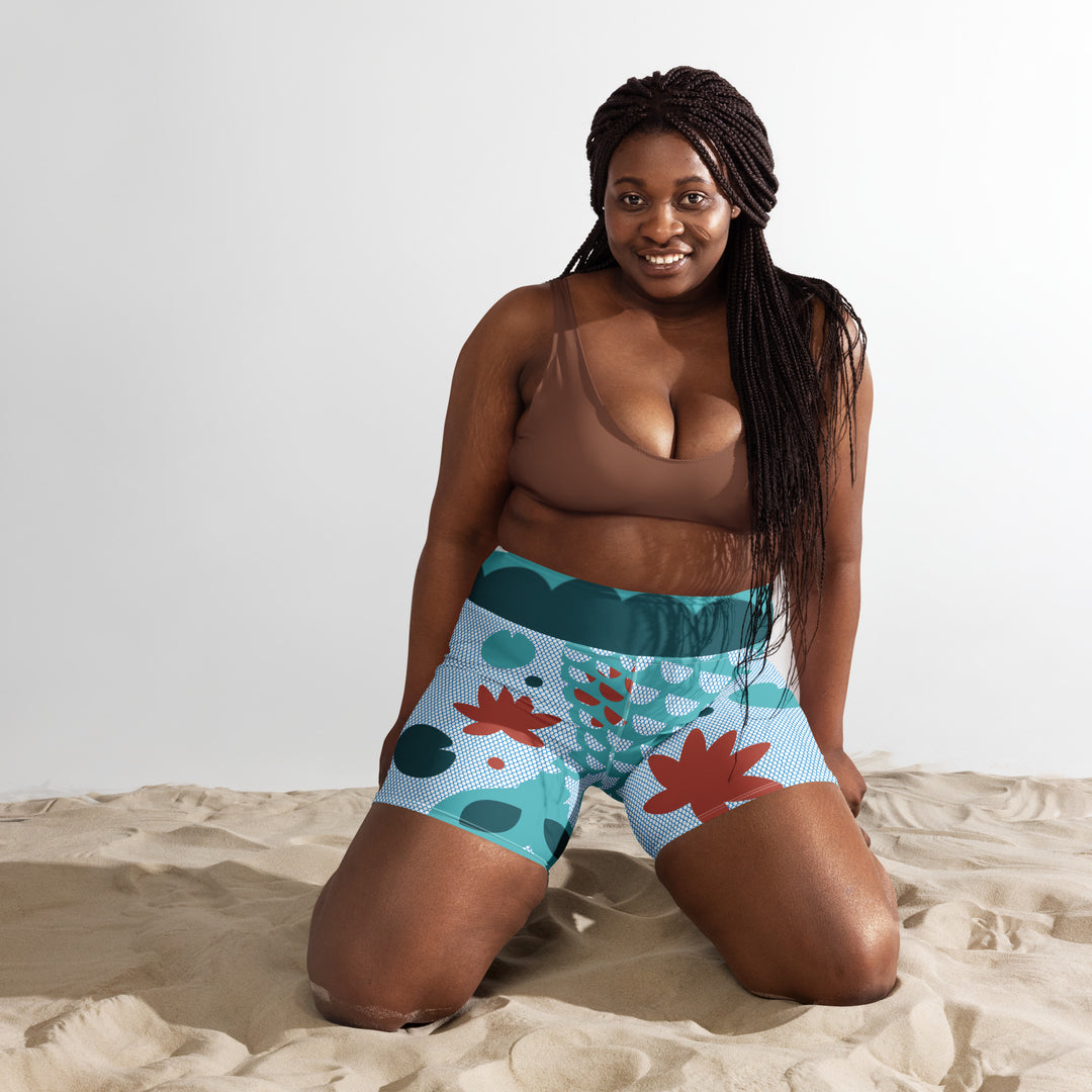 Mermaid Tail Yoga Shorts Instant Costume